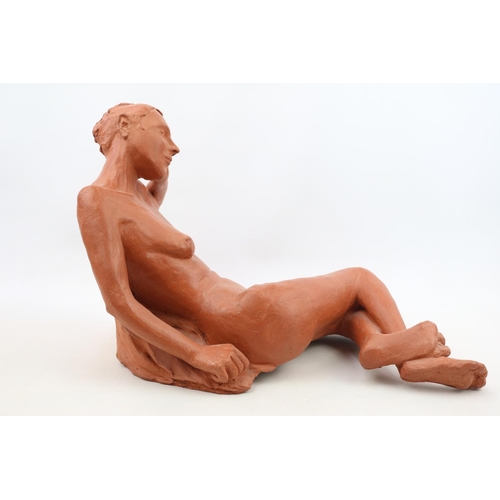 12 - Large Model of a recumbent Nude by June Gentle of Norwich 41cm in Length