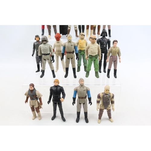 15 - Collection of 27 Star Wars figures to include Darth Vader, Hans Solo, Lando Calrissian etc