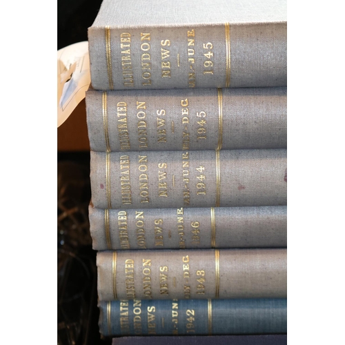 162 - 11 Volumes of the London Illustrated News dating from 1941-1947