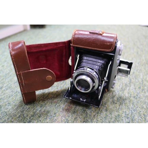 51 - Presentation Telescope, Ensign Selfix 16 20 & Cased pair of A Kershaw & Son of Leeds Binoculars