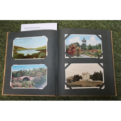 17 - Postcard Album containing assorted Topographical