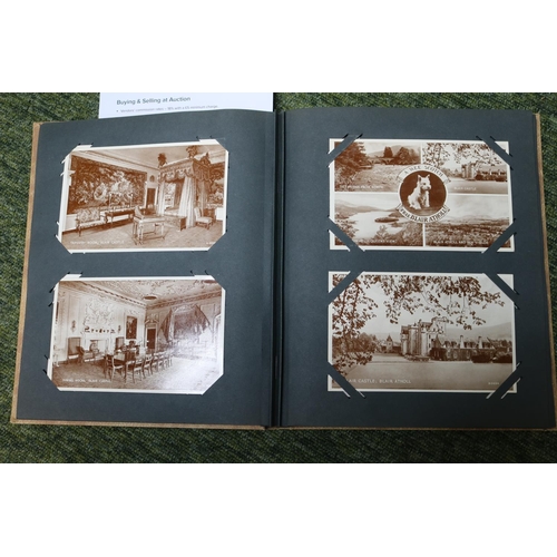 17 - Postcard Album containing assorted Topographical