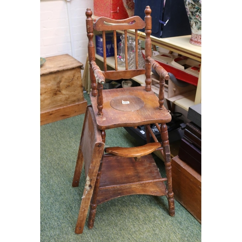 294 - Metamorphic Childs High Chair