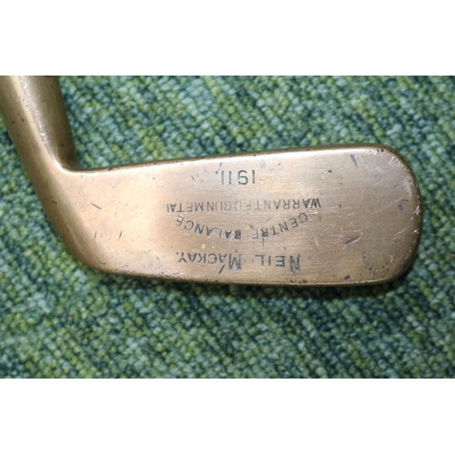 44 - Collection of Hickory Golf Clubs inc Anti Shank Club, Neil Mackay 1911, F R Johns etc