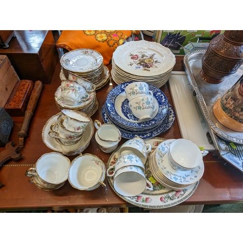 118 - Collection of assorted ceramics inc. Masons, Crown Staffordshire and a Edwardian Tea set