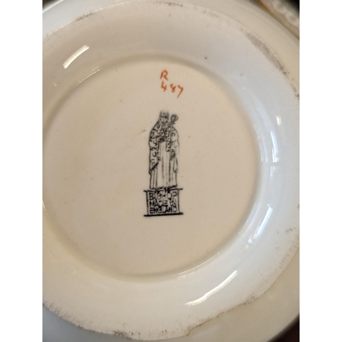 144 - Extensive Bishops Stonier transfer printed dinner set