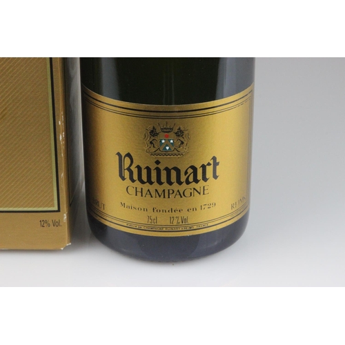 3 - Boxed Ruinart Brut Champagne 75cl.