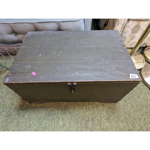 312 - Vintage Wooden Tool Chest