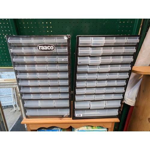 320 - 2 Raaco workshop drawers