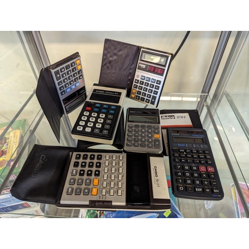 335 - Collection of vintage Calculators in working order