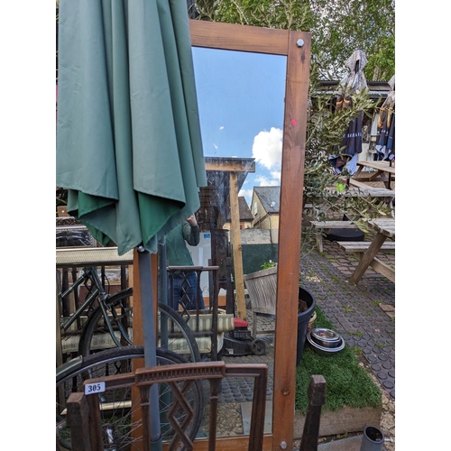 349 - 3 Large Wall mirrors