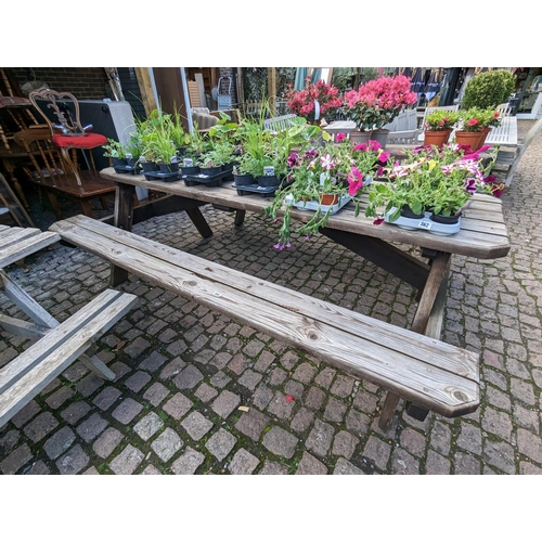 369 - Large Garden Picnic Bench