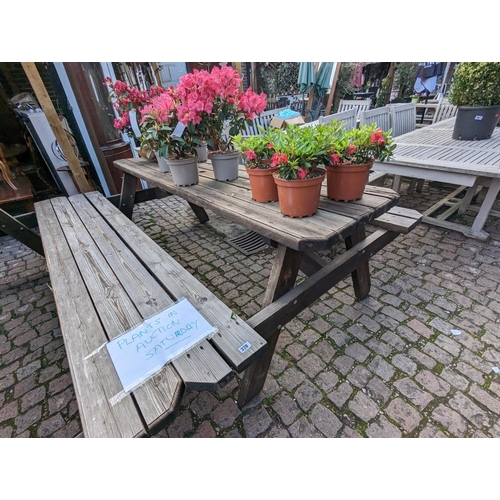 370 - Large Garden Picnic Bench