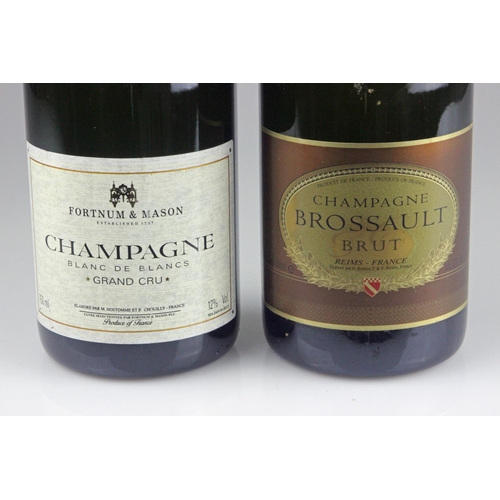 8 - Fortnum & Mason, Grand Cru Champagne 75cl & Brossault, Brut Champagne 75cl. (2)