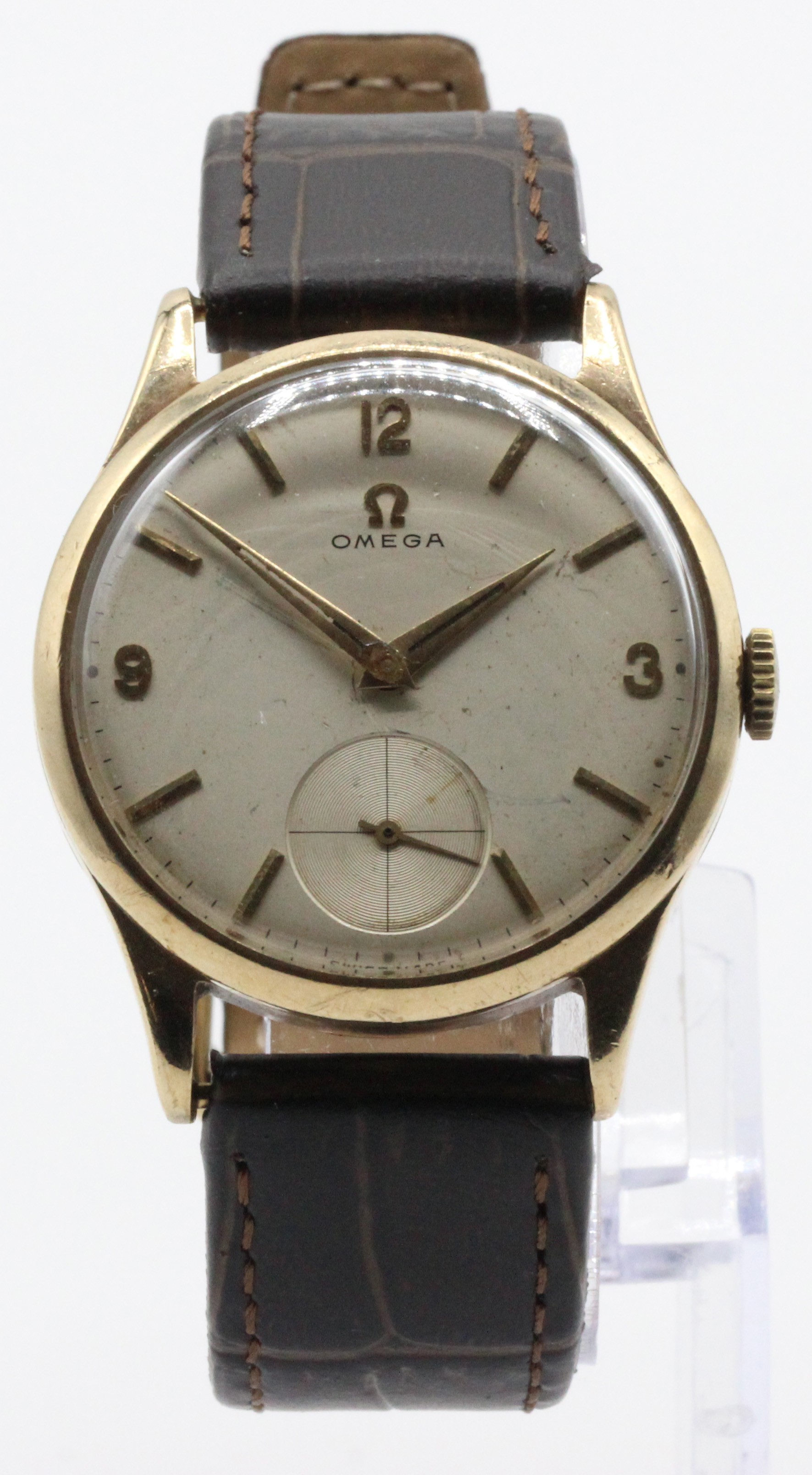 Classic Solid 9ct Gold Omega Calibre 266 Mens Vintage Watch ...