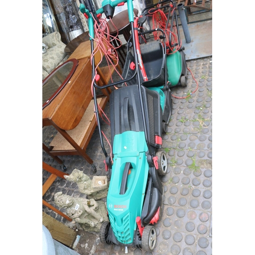 341 - Bosch Rotek Lawnmower, Scarifier etc