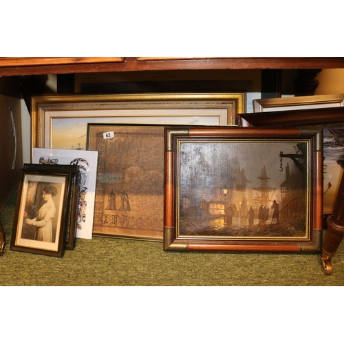 62 - Large Collection of assorted Framed pictures and prints