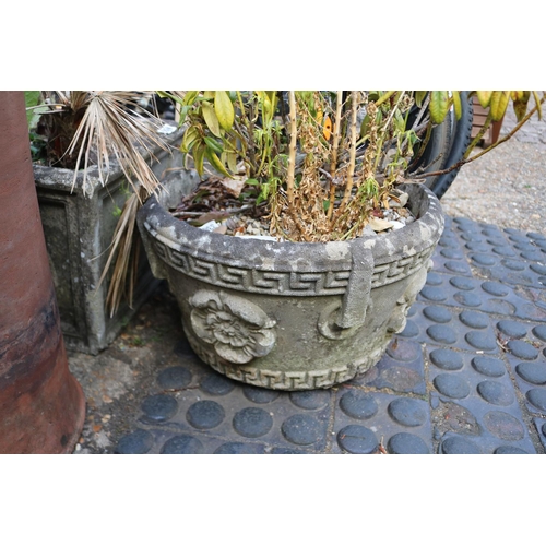 459 - 3 Concrete garden Planters