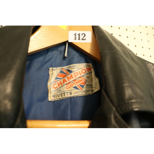 Leather on sale champion outfit