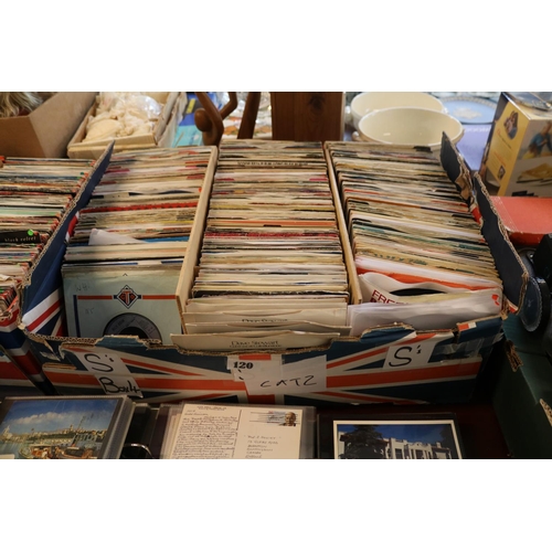 120 - Large box of assorted Vinyl Singles inc. Dave Stewart, Billy Ocean etc
