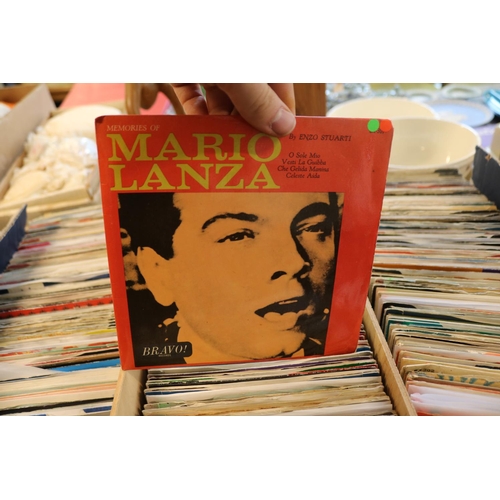 120 - Large box of assorted Vinyl Singles inc. Dave Stewart, Billy Ocean etc