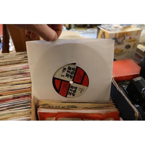120 - Large box of assorted Vinyl Singles inc. Dave Stewart, Billy Ocean etc