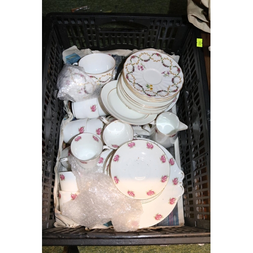 128B - Collection of assorted Tea ware inc. Tuscan etc