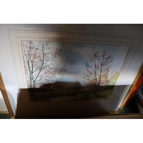 132 - Collection of assorted Framed pictures, Prints and Maps