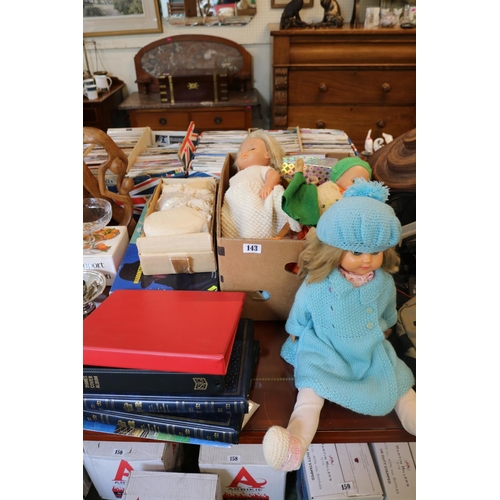 143 - Collection of assorted Dolls and Toys inc. Pelham Puppet etc