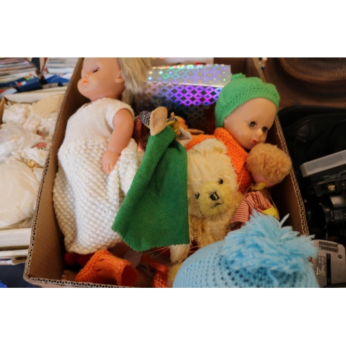 143 - Collection of assorted Dolls and Toys inc. Pelham Puppet etc