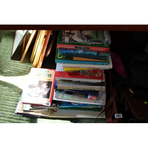 146 - Qty. of assorted Cricket related books some signed