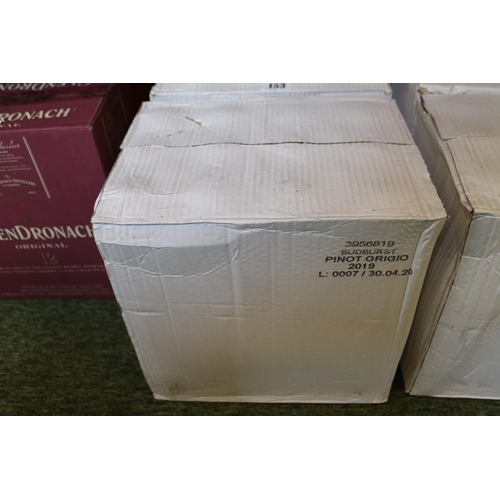 153 - Box of 12 Budburst Pinot Grigio 2019
