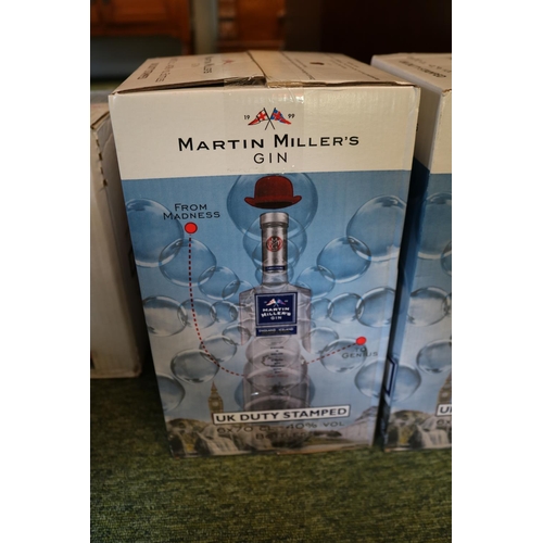 160 - Box of 6 Martin Millers Gin 70cl