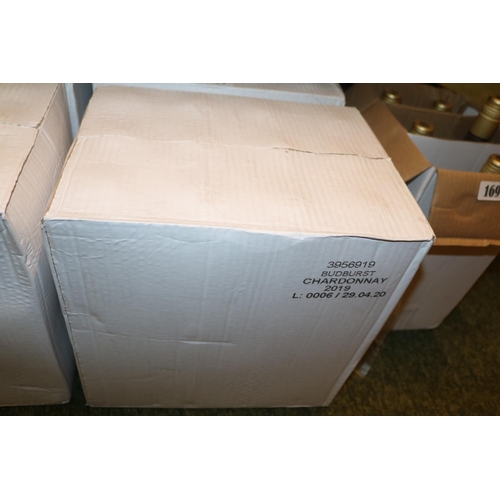 165 - Box of 12 Budburst Chardonnay 2019 White Wine