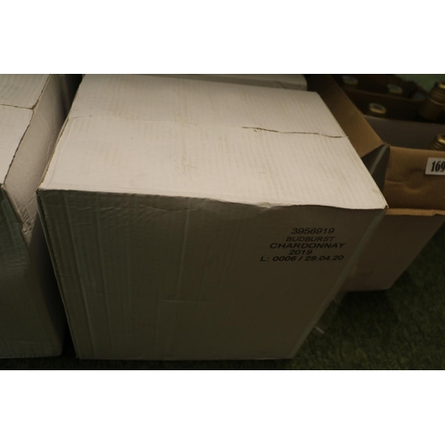 167 - Box of 12 Budburst Chardonnay 2019 White Wine