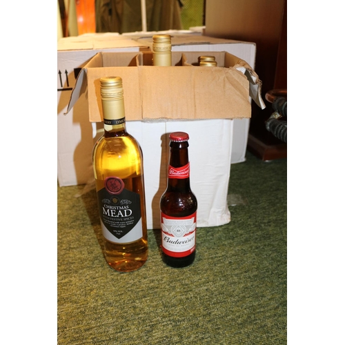 169 - 4 Bottles of Christmas Mead and a Bottle of Mulled Cider