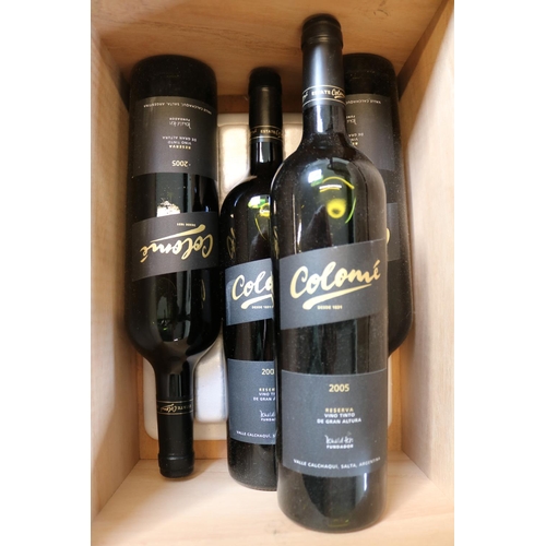 172 - 4 Bottles of Colome 2005 Reserve