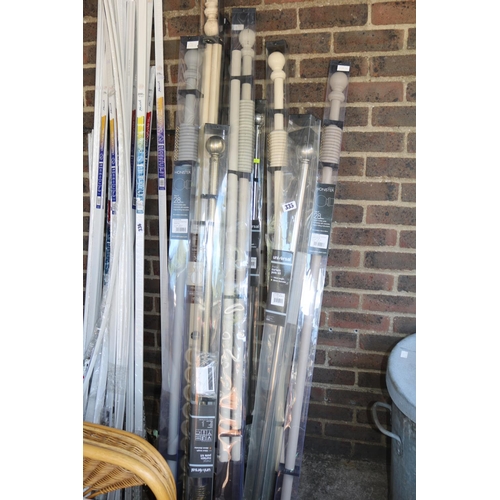 335 - Collection of Curtain Poles