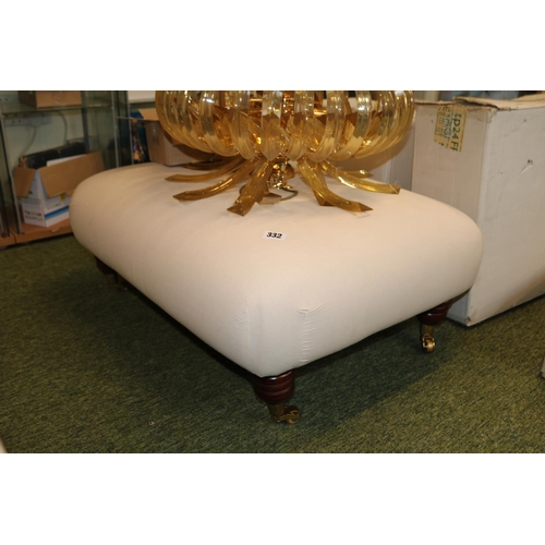 332 - Upholstered footstool