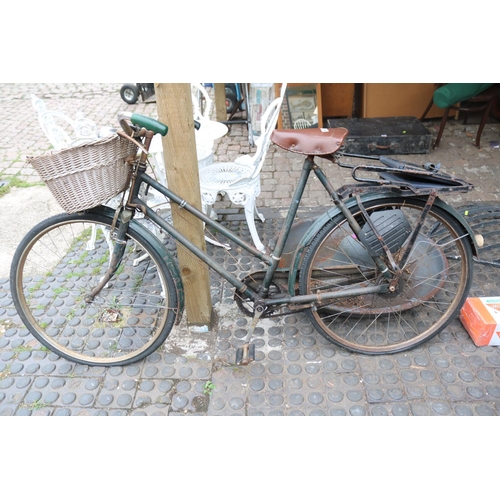 349 - Vintage Cycle with Cane Basket