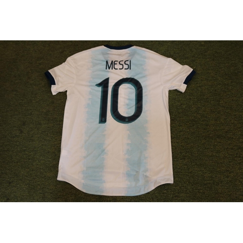 4 - LIONEL MESSI 2019 COPA AMERICA MATCH WORN ARGENTINA JERSEY
The 2019 Copa America was the 46th editio... 