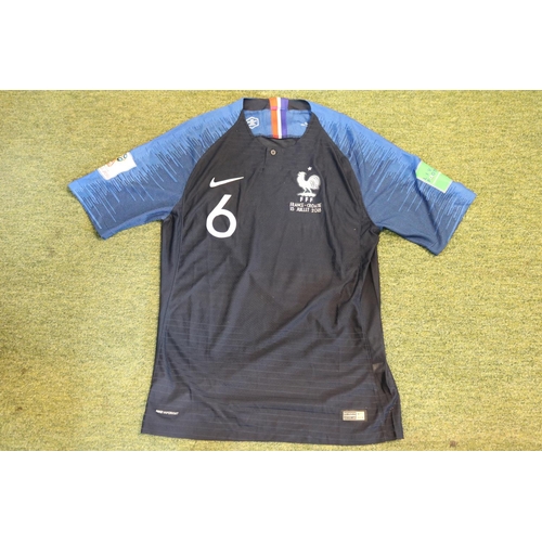 6 - PAUL POGBA 2018 FIFA WORLD CUP FINAL MATCH WORN FRANCE JERSEY
The 2018 FIFA World Cup final was the ... 