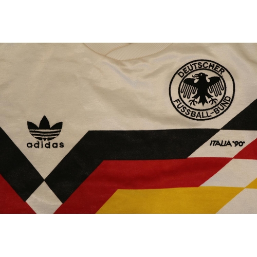 7 - JURGEN KLINSMANN 1990 FIFA WORLD CUP MATCH WORN WEST GERMANY JERSEY
The 1990 FIFA World Cup was the ... 