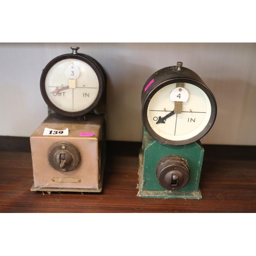 139 - R F Thompson & Co Signal Gauge and another unmarked