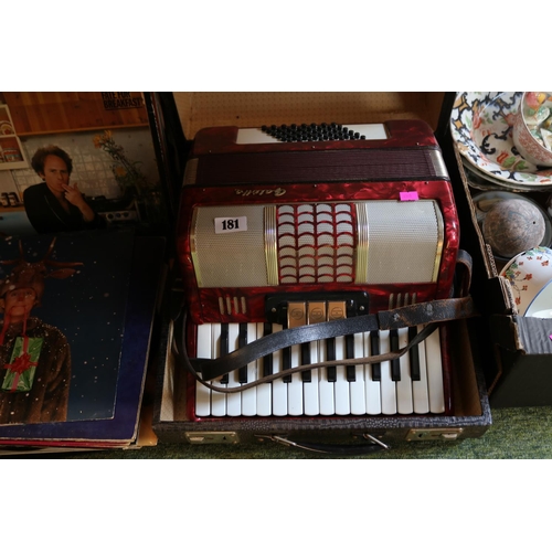 181 - Cased Gallotta Piano Accordion