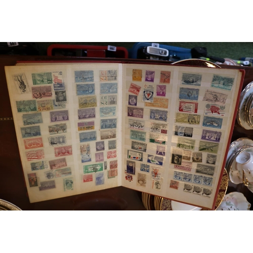 191 - Part Album of assorted World Stamps to include USA, British, Dads Army Set