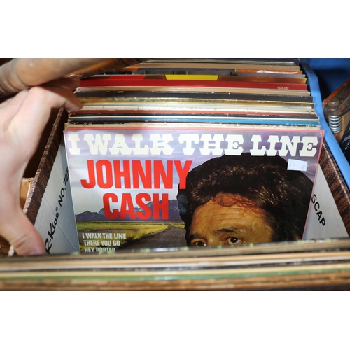 195 - Collection of assorted Vinyl Records to include Tom Jones, Box Car Willie etc