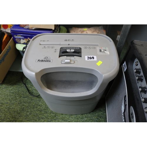 269 - Fellowes Paper Shredder