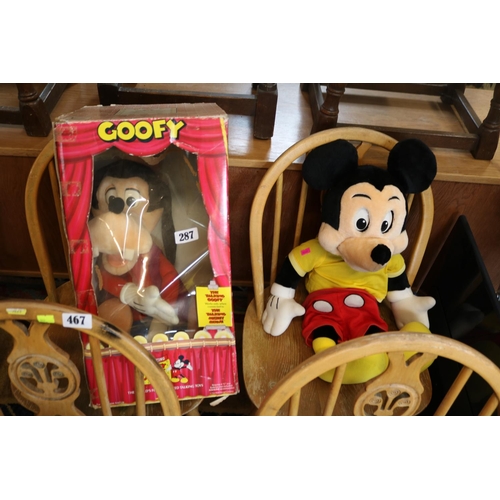 287 - Boxed Goofy the Talking Mickey Mouse Show and Mickey Mouse