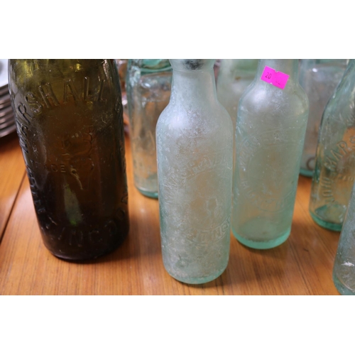 297 - Collection of Local Related Bottles inc Marshalls of Huntingdon, J W Beck of Huntingdon, H J Goggs C... 